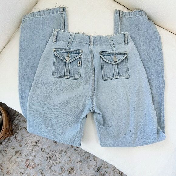 Vintage Pioneer Light Blue Denim Jeans - Picture 3 of 6